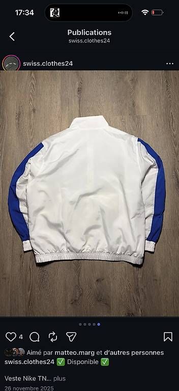 Giacche: Veste Nike TN – Usato da Cheseaux-Lausanne venduto da mad_mnv2 2