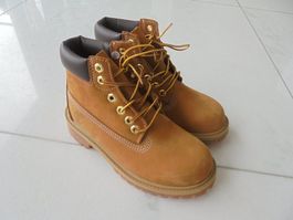 Hammer Boots Stiefel Timberland Leder beige Gr. 31 EU NEU