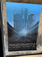Plakat MoMA Transformations in Modern Architecture 1979