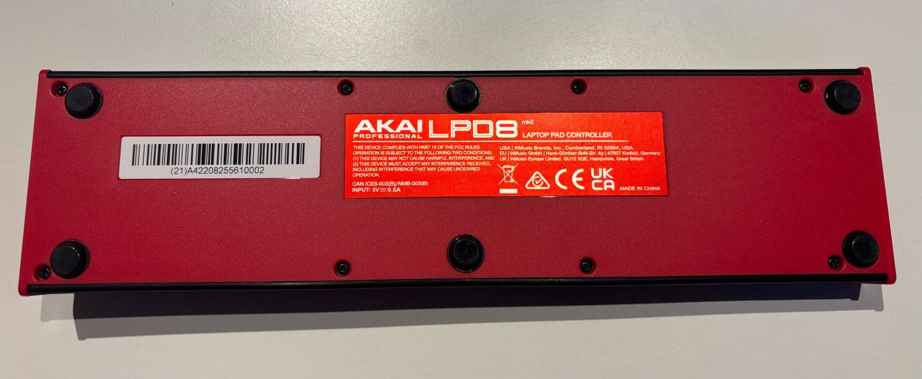 Akai Console di mixaggio: Akai Professional LPD8 MK2 USB-MIDI-Controller, 8 Pads – Usato da Horw venduto da Yoko1987 1
