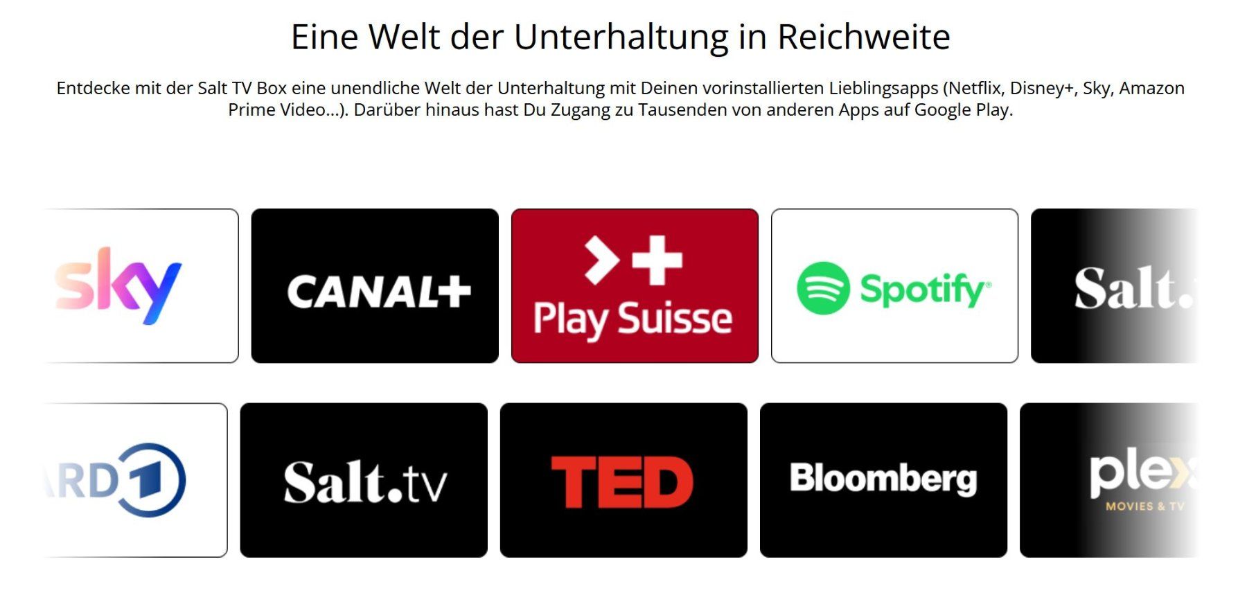 Salt Sistemi audio & multimediali: SALT Android TV Box wie neu! – Nuovo (secondo la descrizione) da Lyss venduto da Thunderway 3