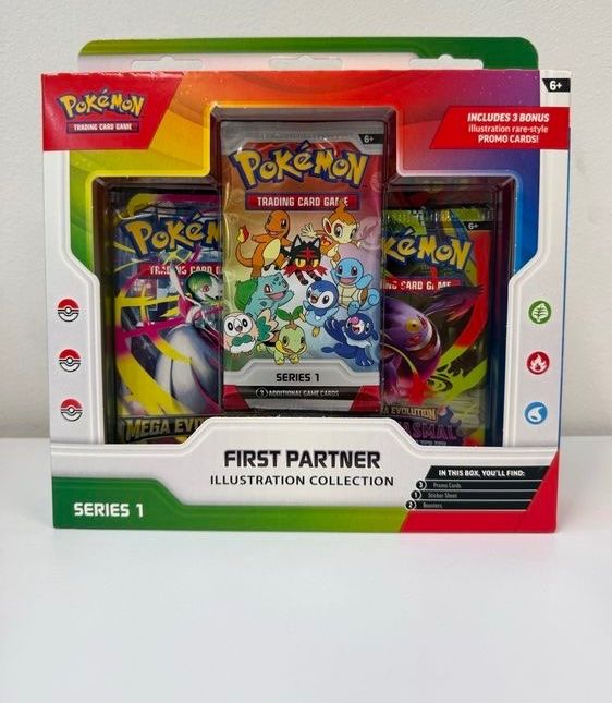 Pokémon Carte collezionabili: Pokemon First Partner Illustration Collection – Nuovo e nell'imballaggio originale da Würenlos venduto da Pipi-S24
