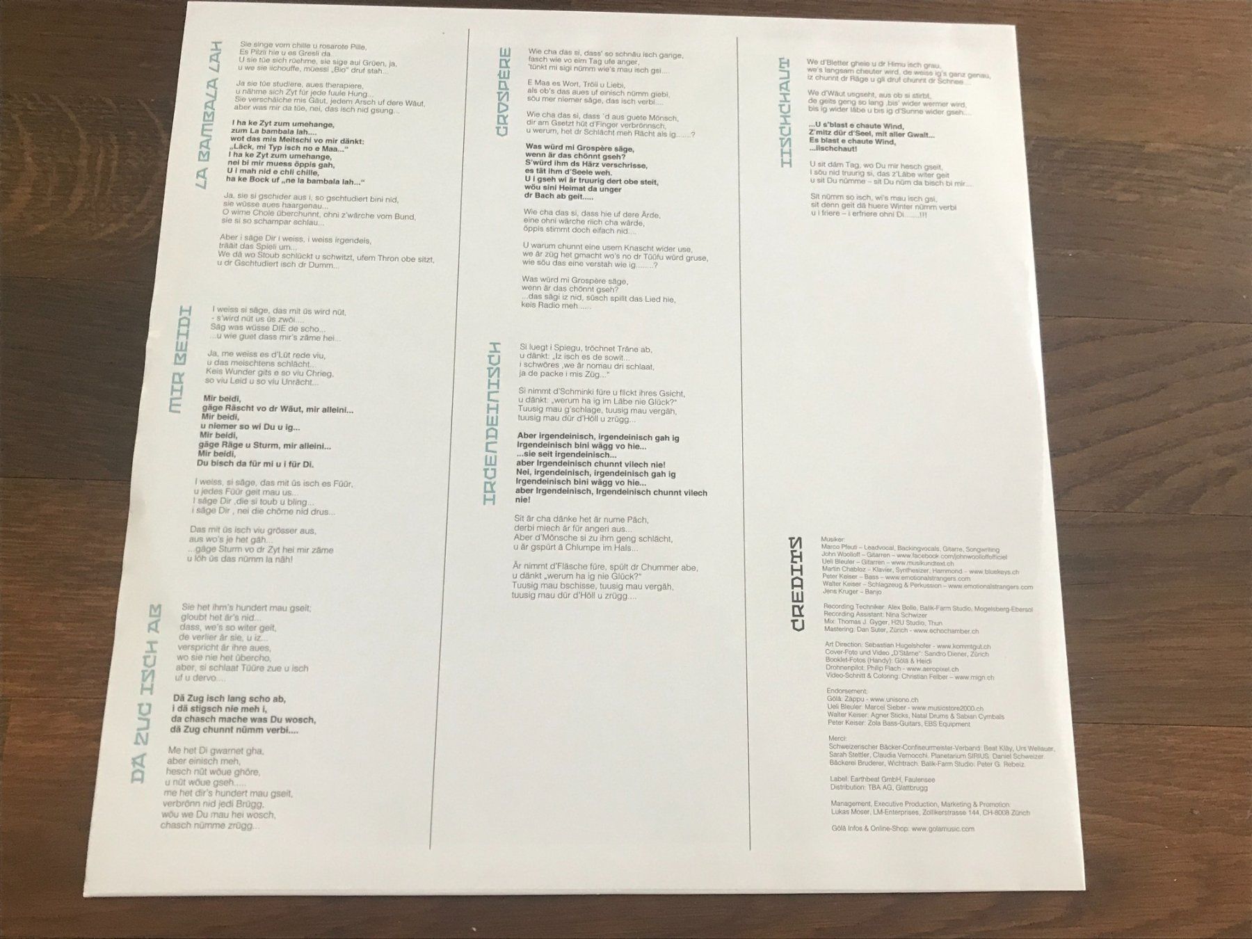 Schallplatten: GÖLÄ - Stärne - 3D Cover – Gebraucht aus Buchs AG von Archie 4