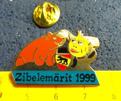 ZIBELIMÄRIT BERN 1999 PIN GOLDIG  ENAMEL