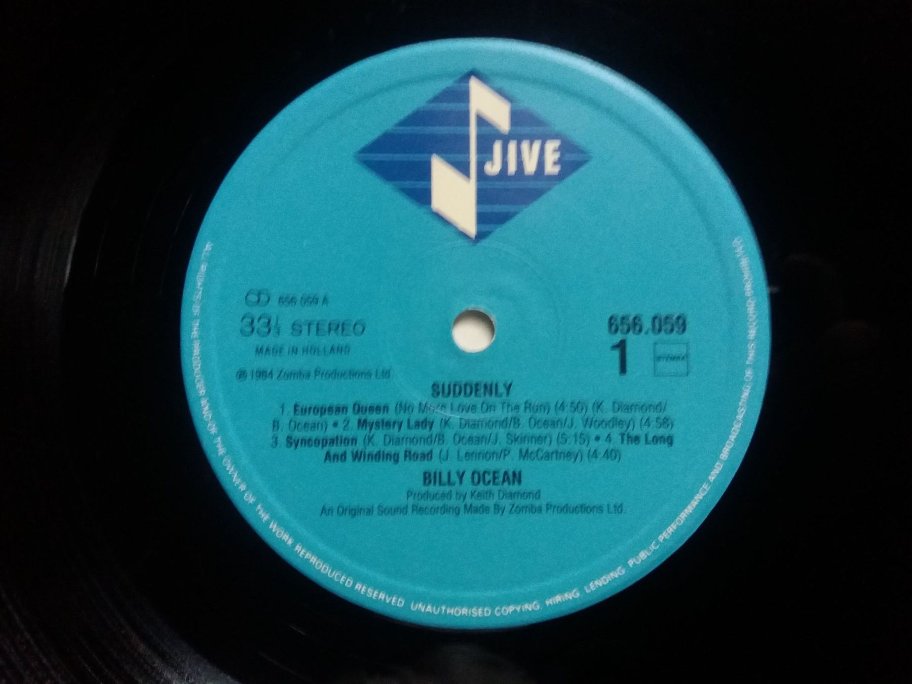 Schallplatten: LP (Billy Ocean) Suddenly – Gebraucht aus Meyrin von toutatis 3