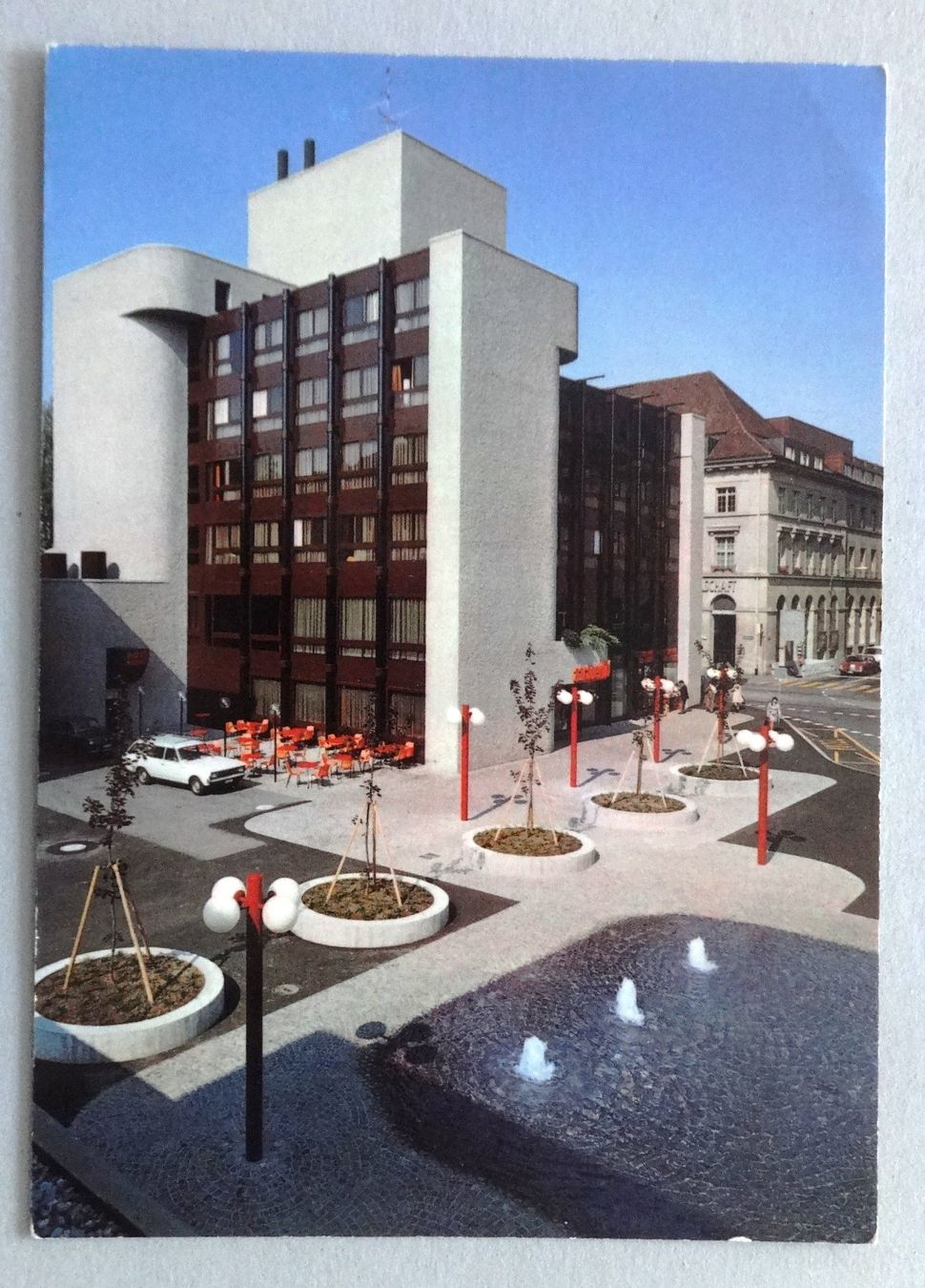 Cartoline postali: Aarau, Hotel Aarauerhof am Bahnhofplatz – Usato da Fétigny venduto da Billy2miny