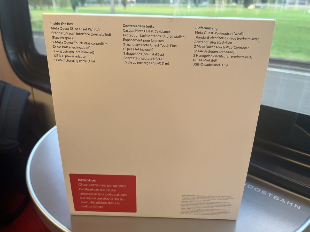 Casco VR: Meta Quest 3S VR Headset 128GB New Sealed – Nuovo e nell'imballaggio originale da Zürich venduto da Davsaj 2