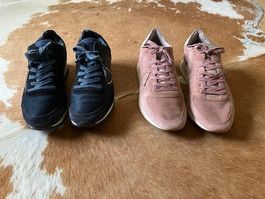 2 Paar Philippe Model Sneakers im Set, rosa und navy, Gr. 41