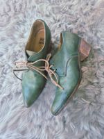 MOMA MO MA SCHUHE LEDER 36 PUMPS ITALY NP 390 SCHNÜRER TOP