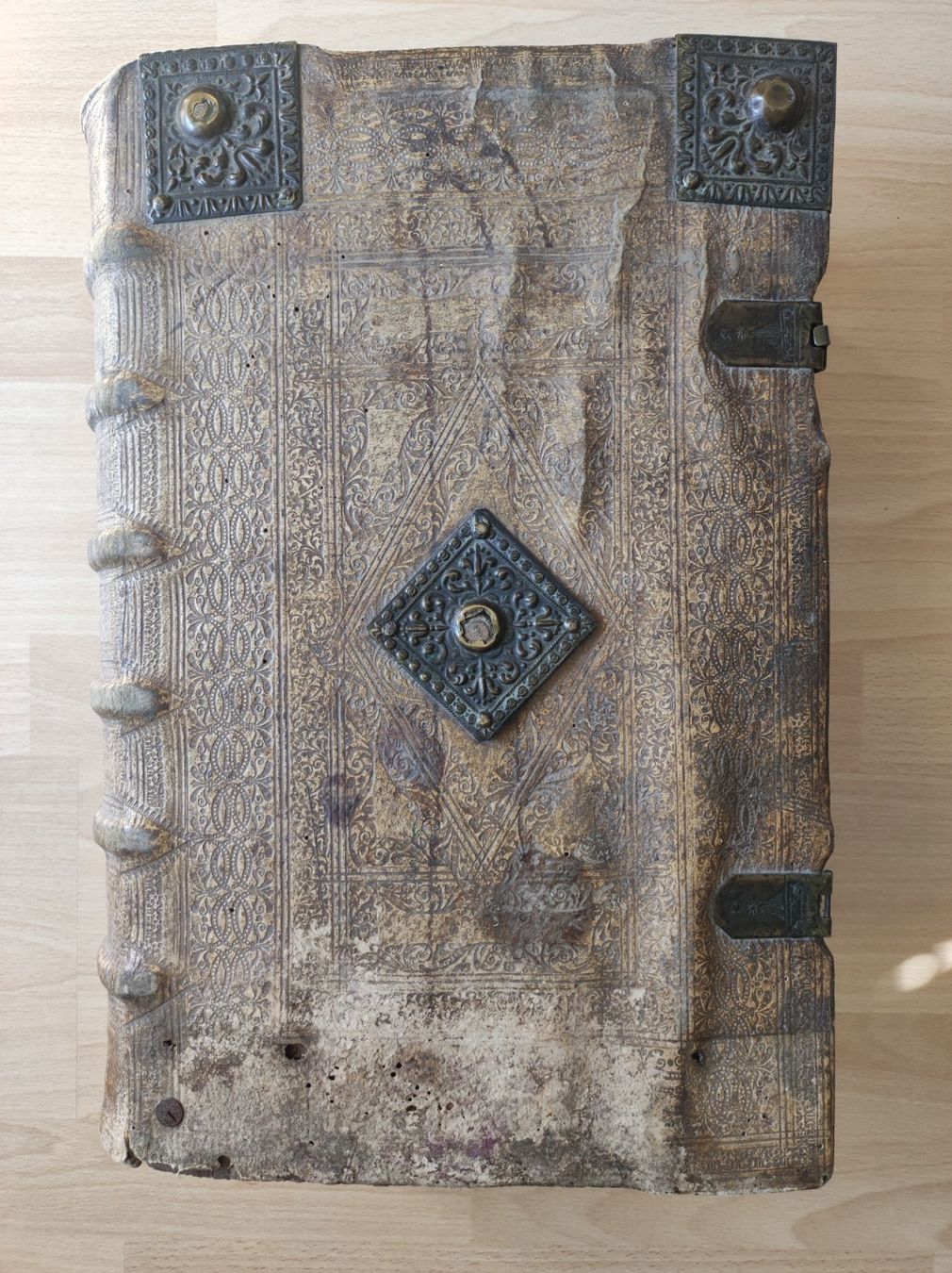 Libri: BIBLIA GERMANICA -  BASEL 1729 – Usato da Goldach venduto da Gaip 1