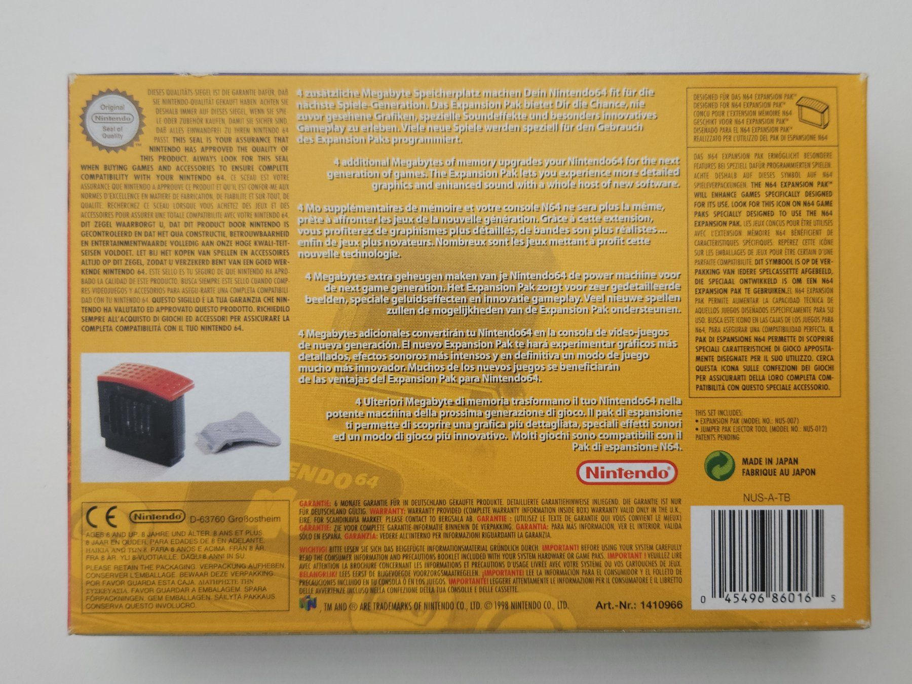 Nintendo Giochi: Donkey Kong 64 + Expansion Pak - N64 – Usato da Autigny venduto da zel_gvl5 4