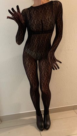 Chic Trasparente Tuta leopardo👌1size-unisex👌per l’estate