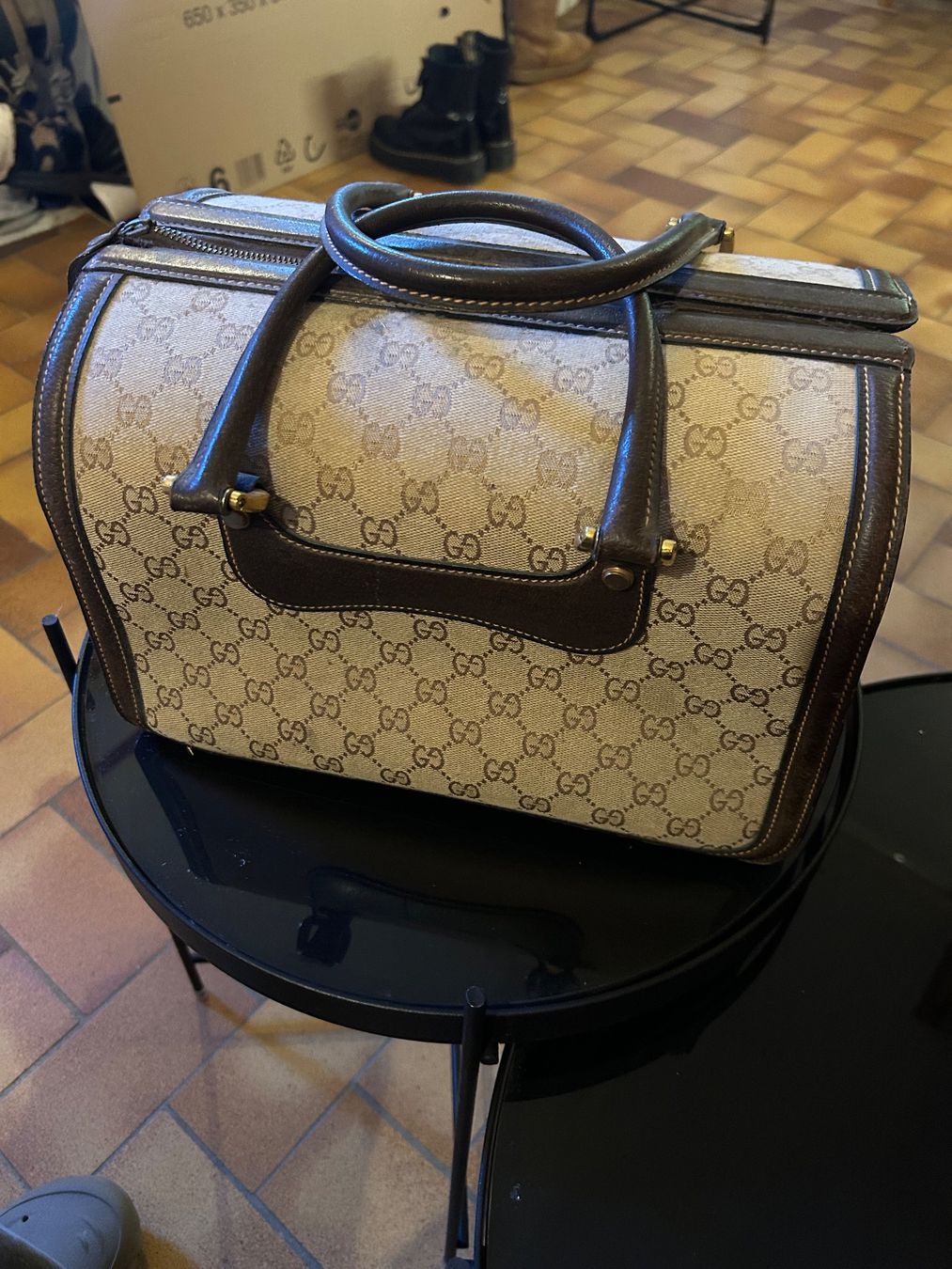 Gucci Borse: Sac vintage Gucci beauty case – Usato da Vevey venduto da Sophiebrdo