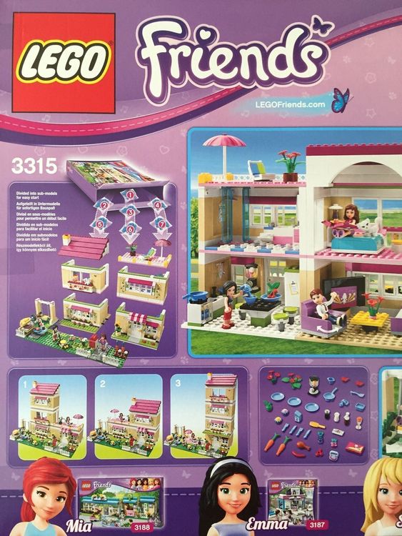 LEGO Friends 3315 Olivia's House Traumhaus NEU OVP (Neu und