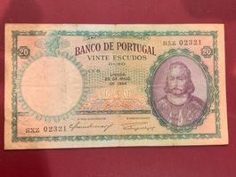PORTUGAL - 20 Escudos 25 Maio1954 - A.L. DE MENENDEZ