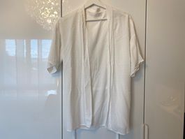 Bluse in Weiss mit Gürtel (Gr.S)
