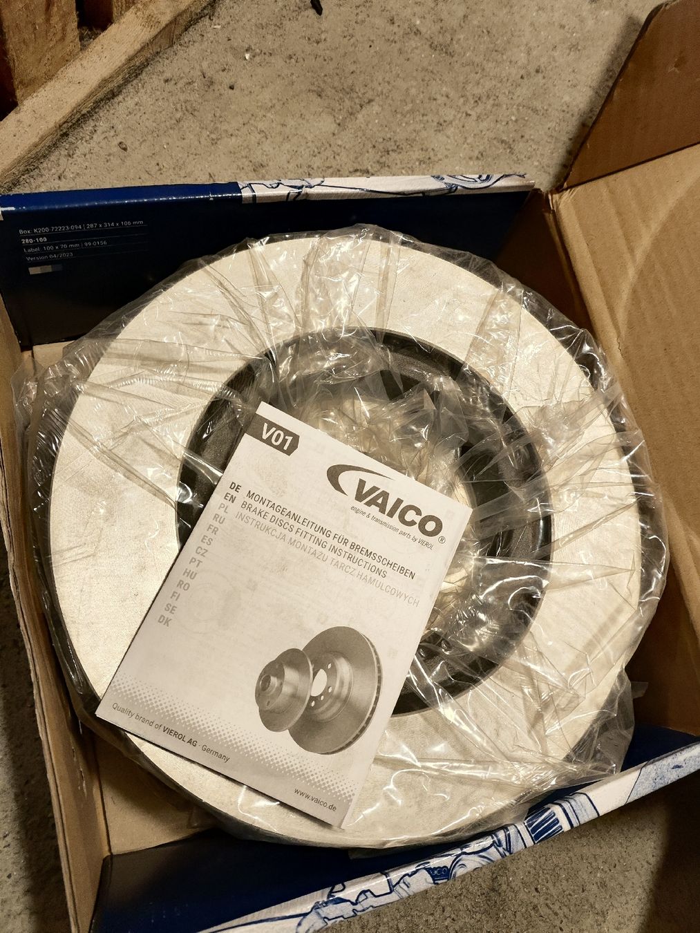 Tutti pezzi di ricambio auto: kit frein vaico neuf – Nuovo e nell'imballaggio originale da La Chaux-de-Fonds venduto da ZX-7R_17 1