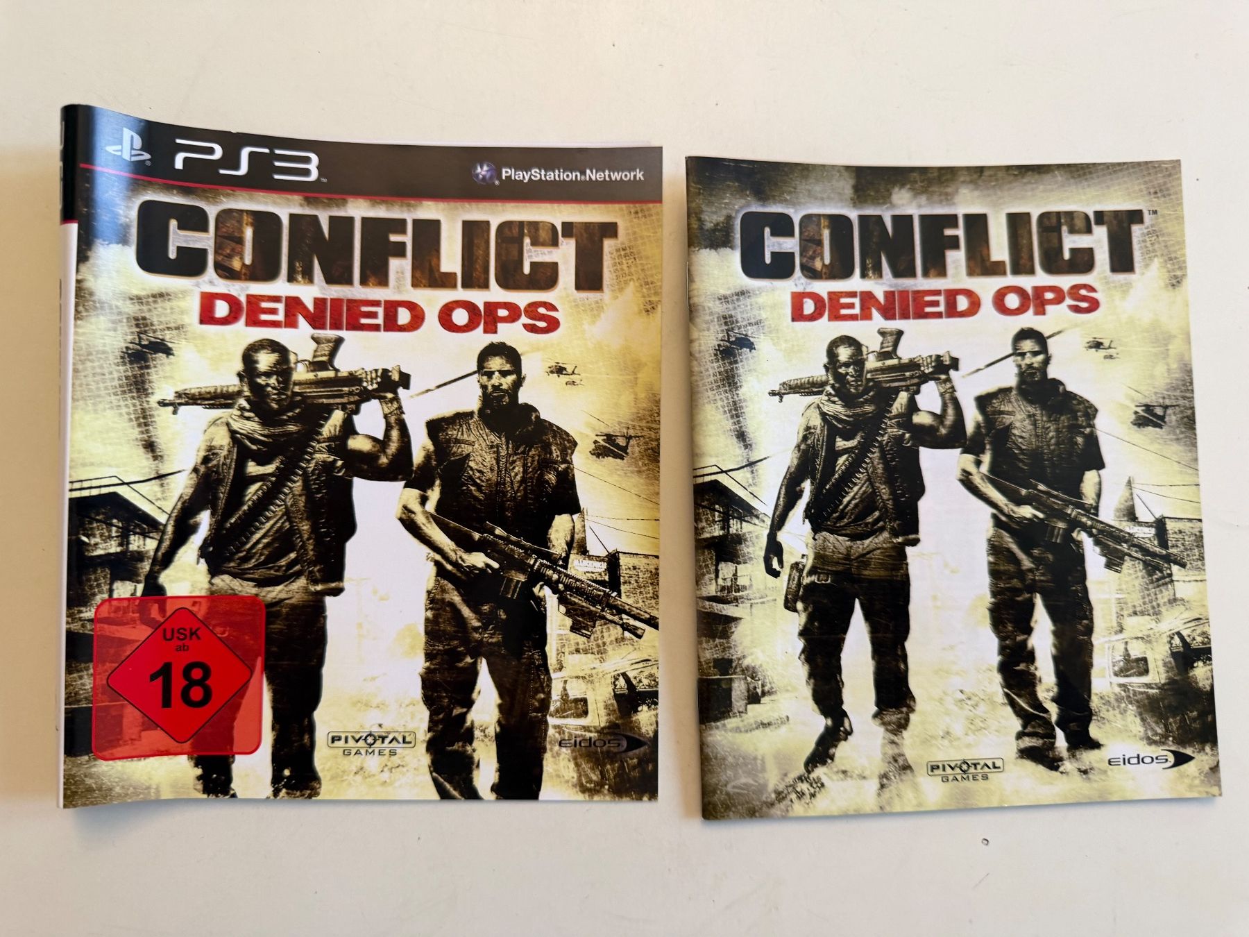 Giochi: Hüllencover + Beilage zu PS3 Game CONFLICT DENIED OPS – Usato da Münsingen venduto da Ganjam