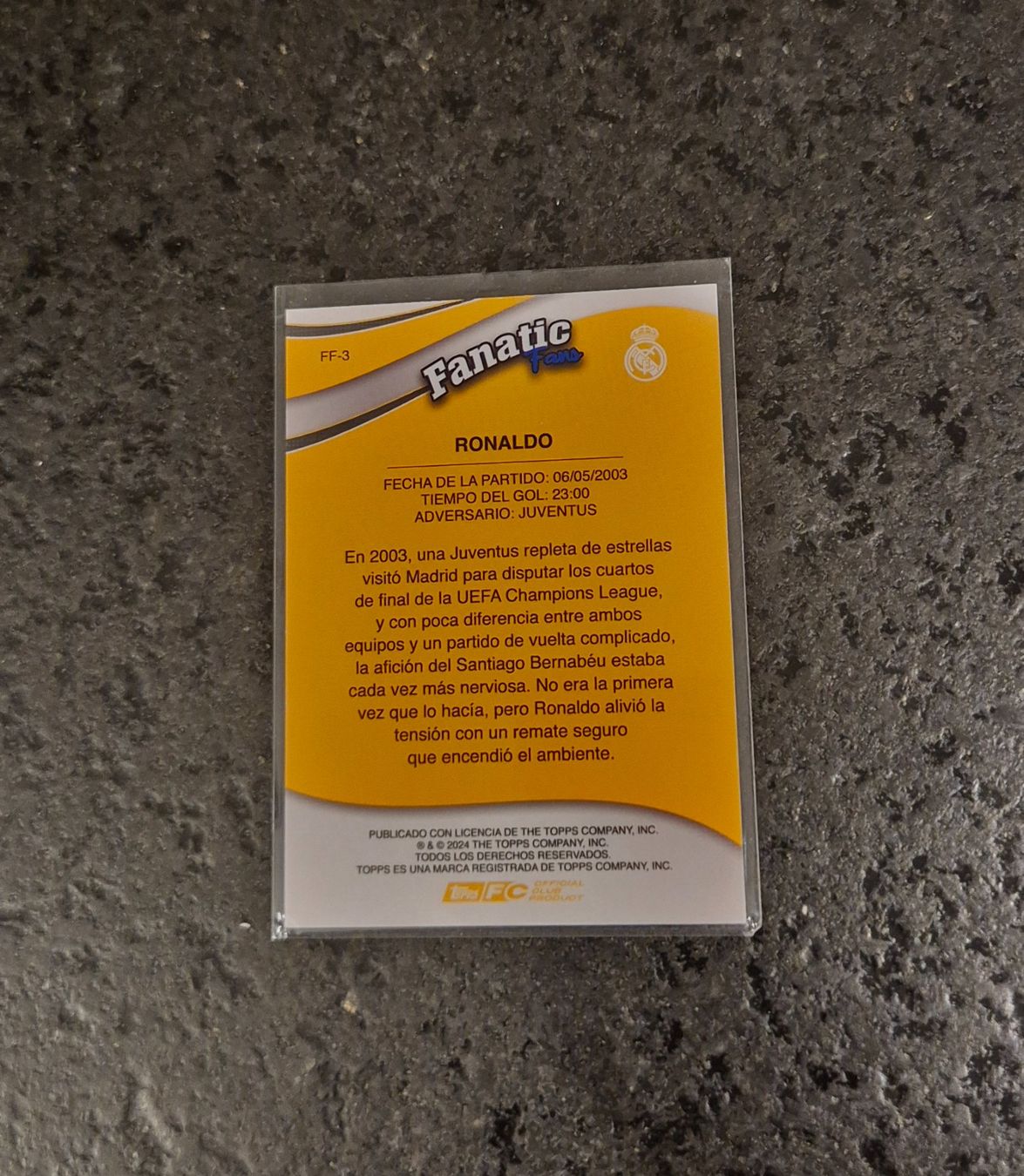 Topps Carte collezionabili: Ronaldo R9 - Real Madrid - Topps – Nuovo (secondo la descrizione) da Burg AG venduto da Danoe 1