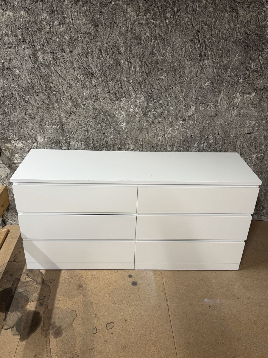 Ikea Commodes: Ikea Malm Kommode mit 6 Schubladen – D'occasion à Basel par pau_96mv