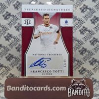 Panini National Treasures Totti auto /99 - Roma topps