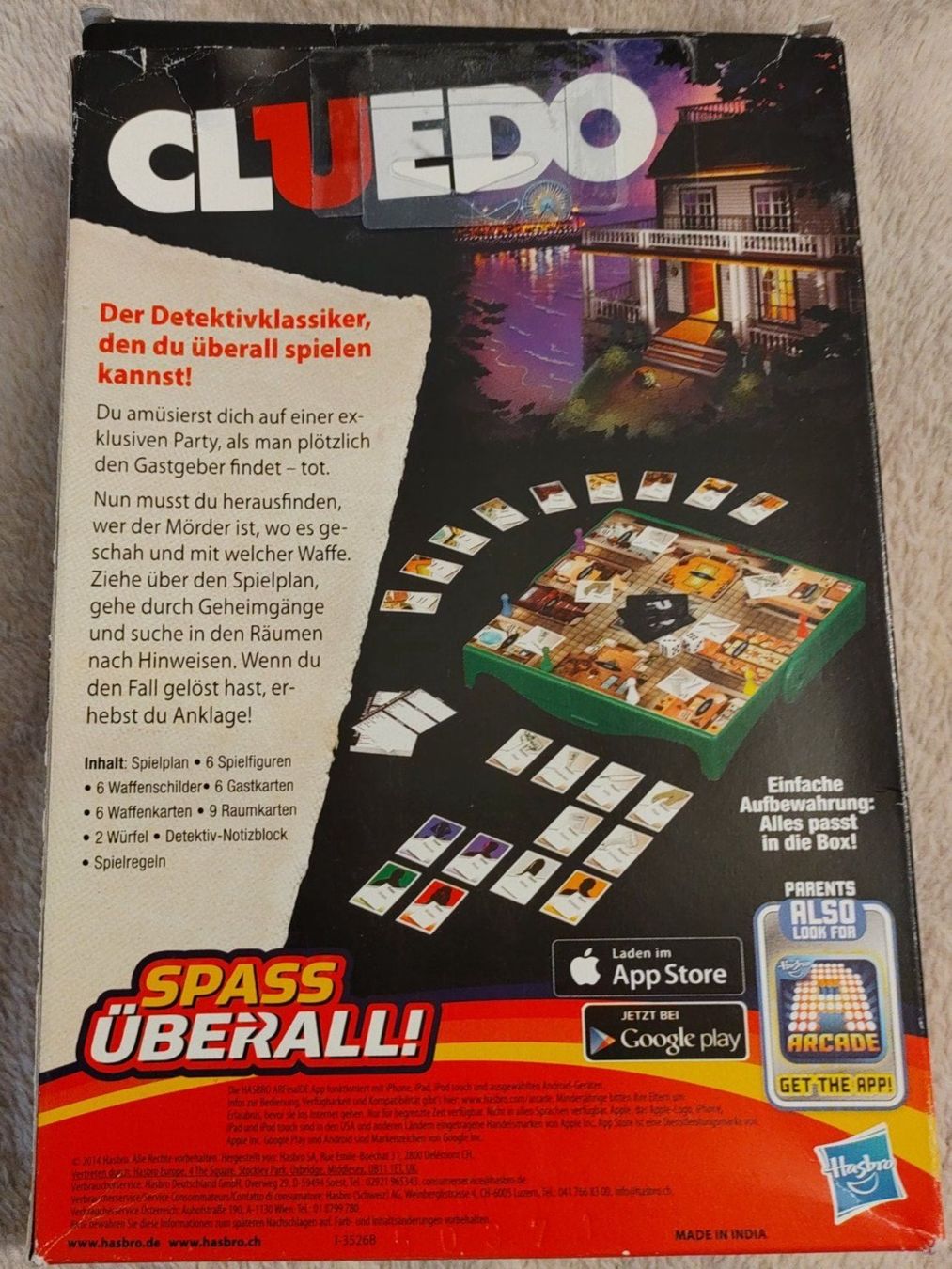 Hasbro Giochi: Spiel Cluedo – Usato da Strengelbach venduto da Phorensic_30 5
