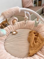 Spielbogen mit Spielmatte beige neuwertig