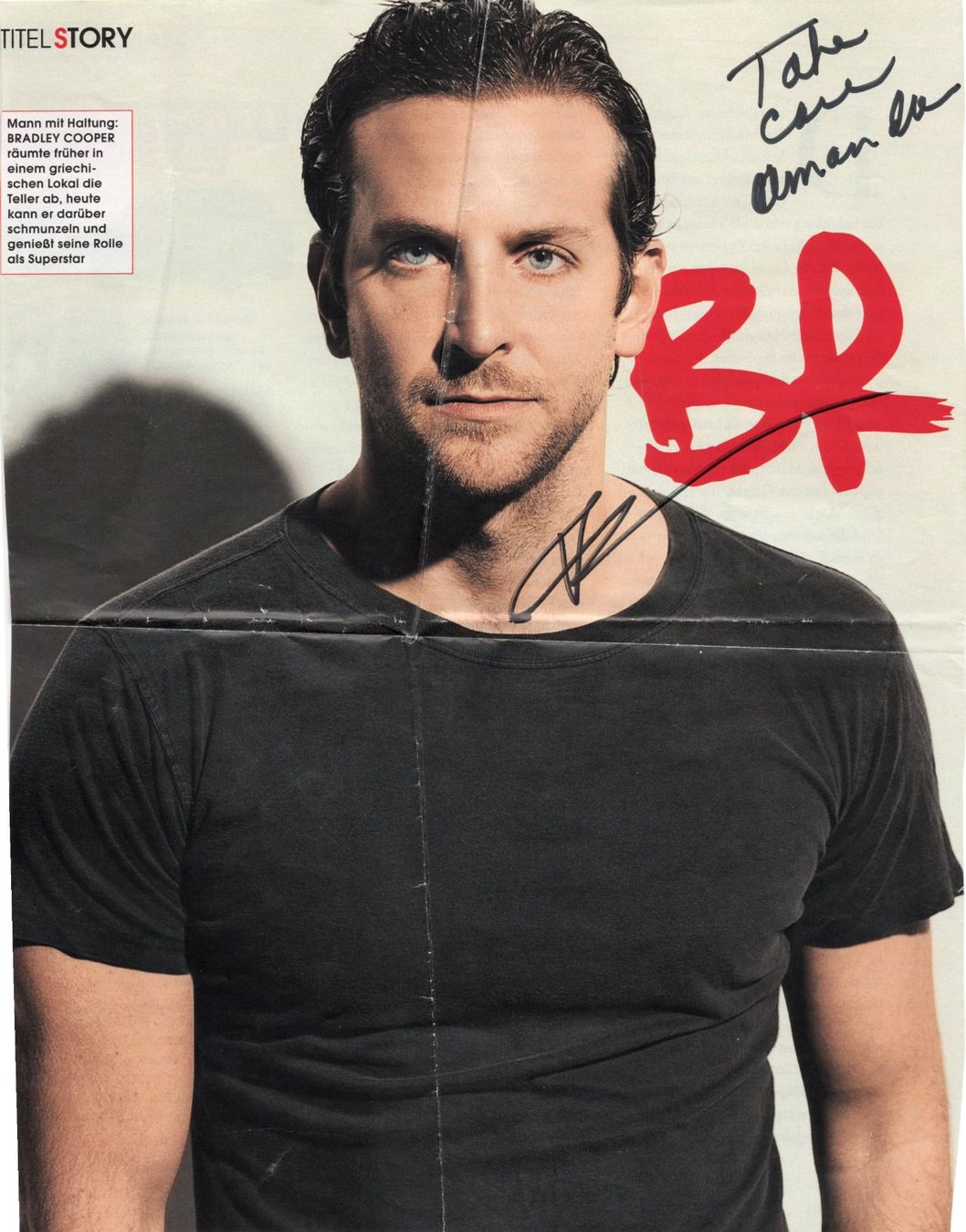 Autografi: Original Autogramm von Bradley Cooper – Usato da Niedergösgen venduto da Adrechada