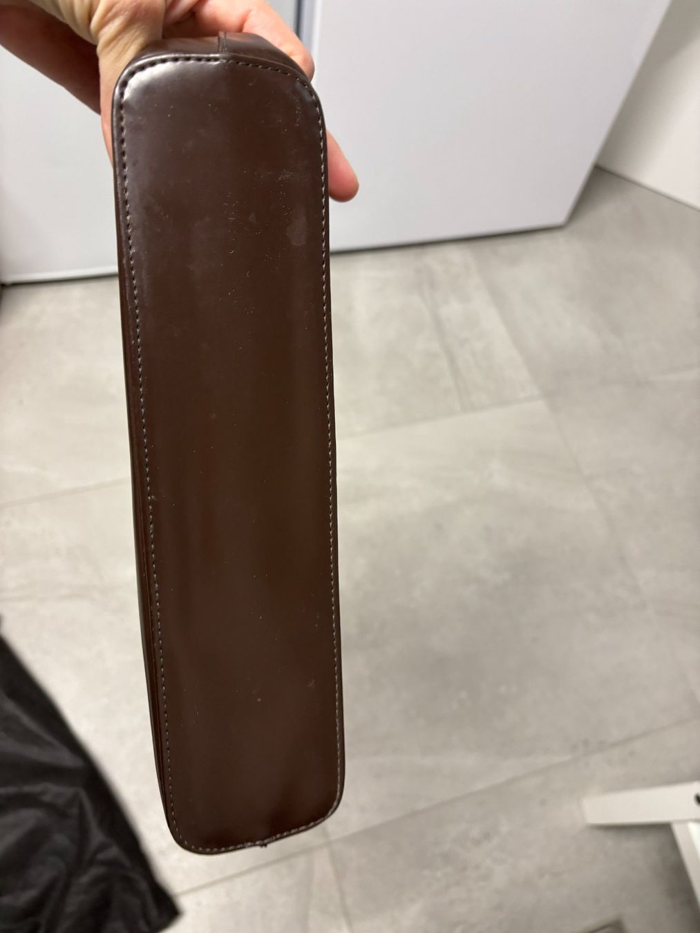 Borse da donna: Petit sac à main brun fermeture éclair – Usato da Salvenach venduto da gwenwywar 3