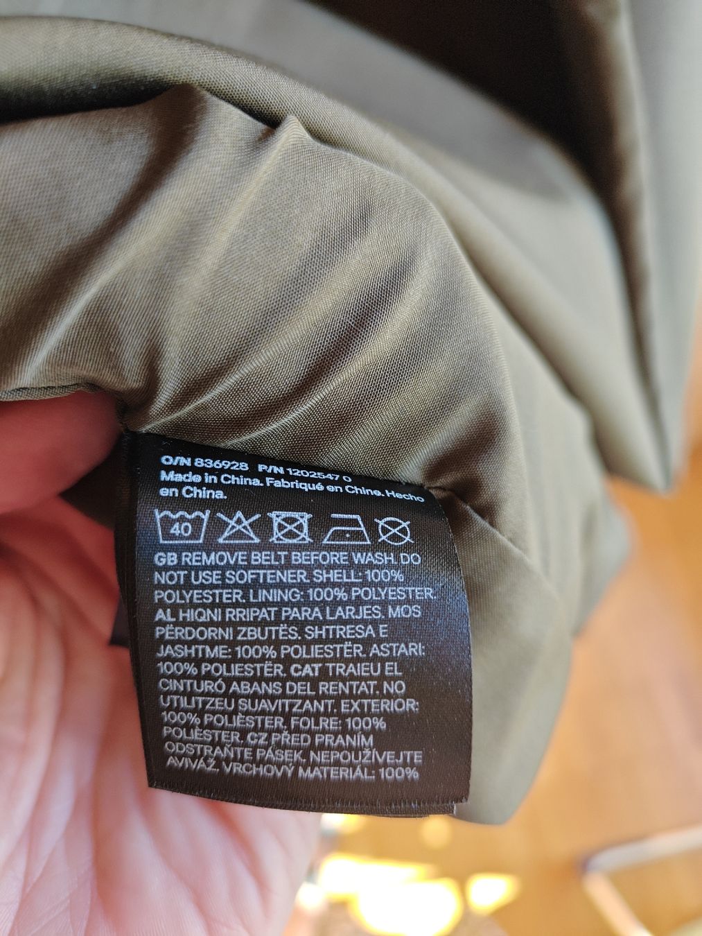 H&M Mäntel: Trenchcoat, Grösse L, Olive – Neu (gemäss Beschreibung) aus Wädenswil von alex-maxima 7