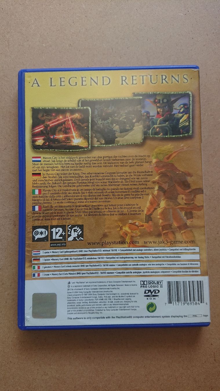 Giochi: Jak 3 Ps2 – Usato da Chur venduto da FreakofRarity 1
