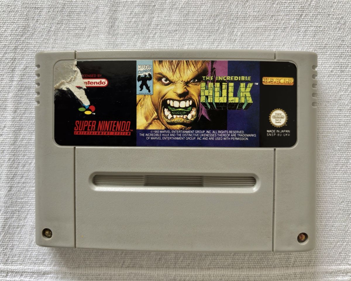 Nintendo Giochi: The Incredible HULK Super Nintendo, PAL – Usato da Winterthur venduto da Ricci2012