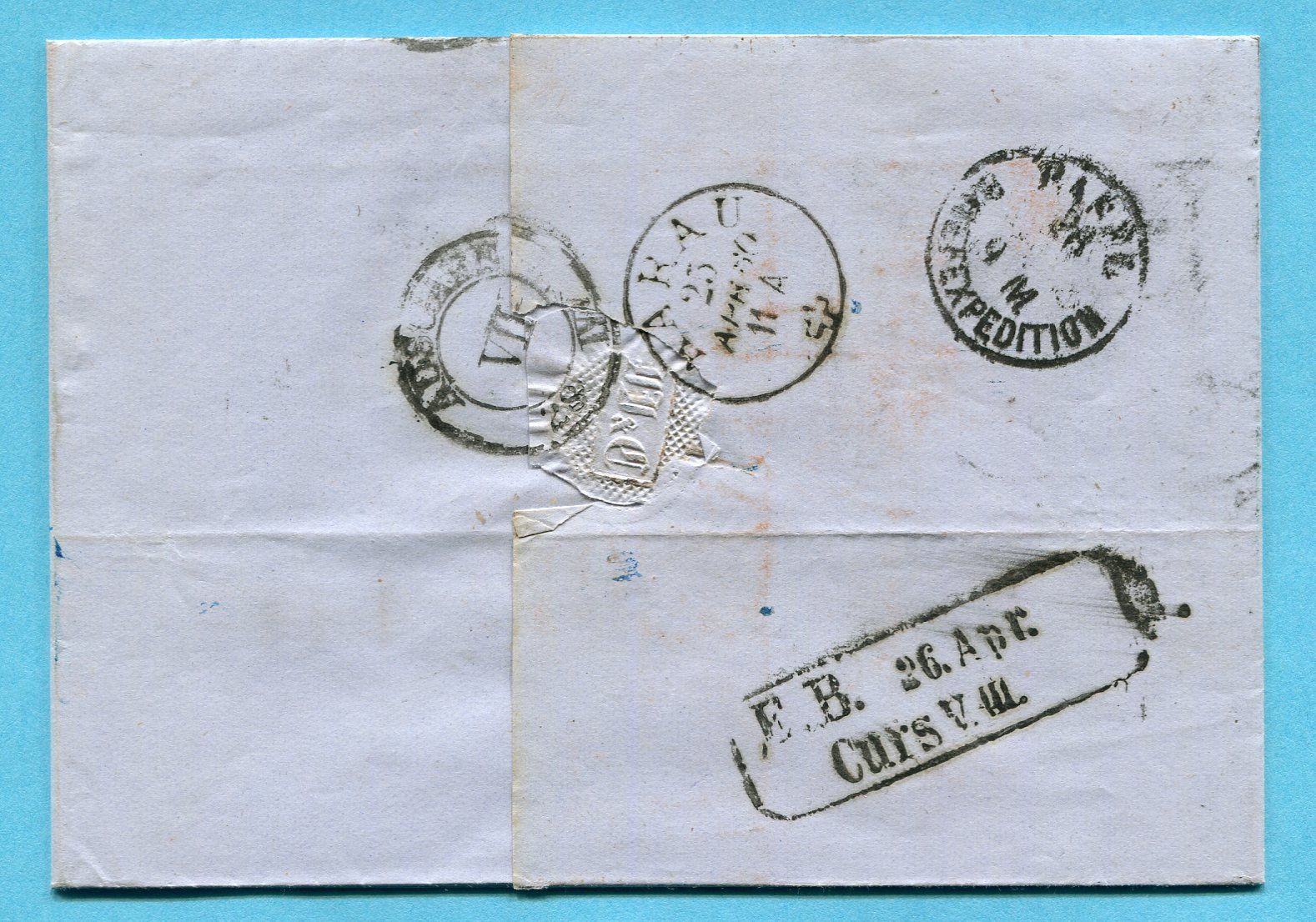 Tous les timbres: Faltbrief von Wohlen nach Leipzig – D'occasion à Opfikon par Prophila 2