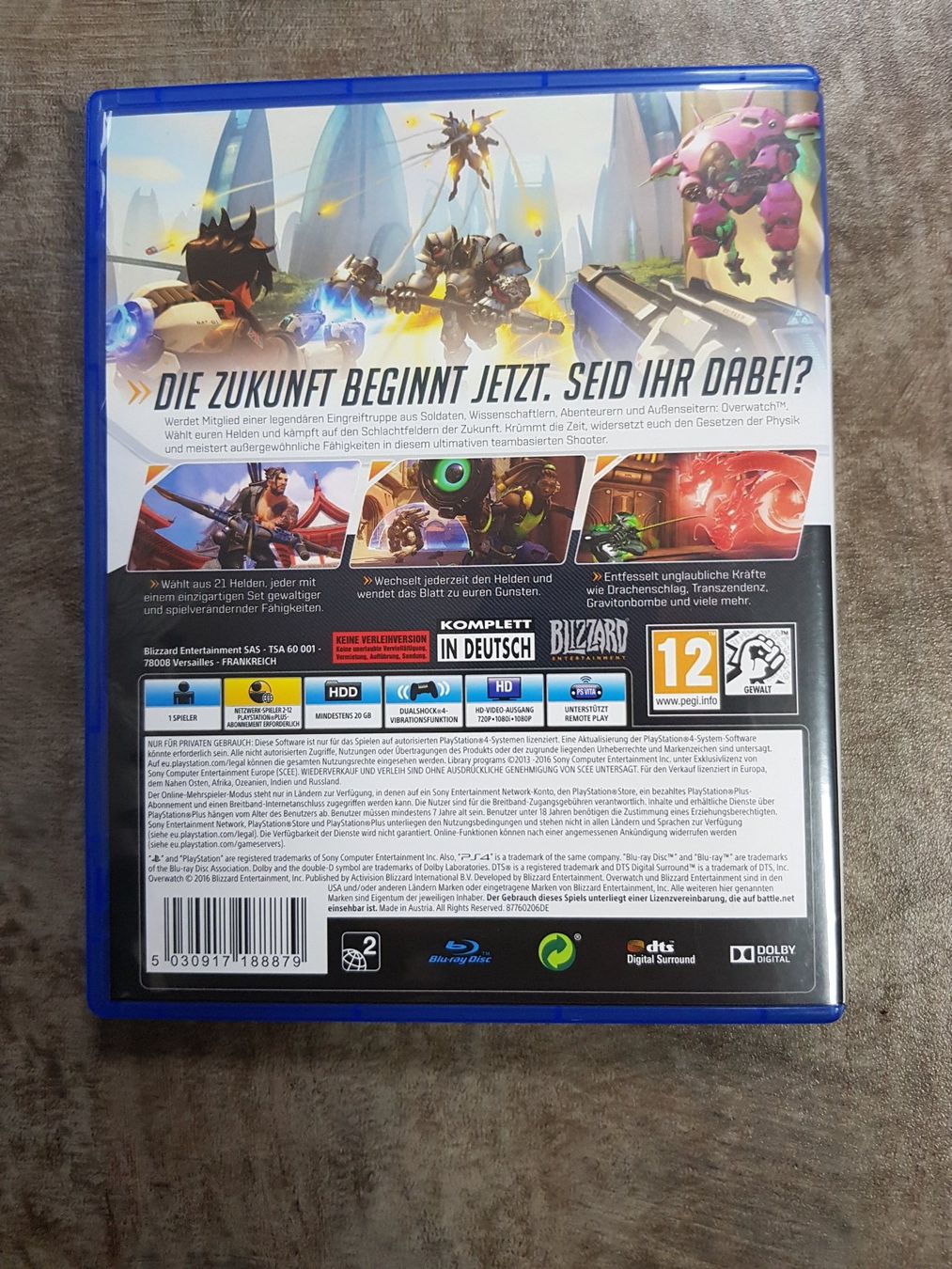Sony Giochi: Overwatch - Origins Edition – Usato da Schwanden GL venduto da tumen 2