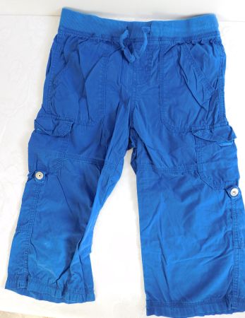 3/4-Shorts von «KIDZ» mit verstellbarer Länge, Gr. 128, blau
