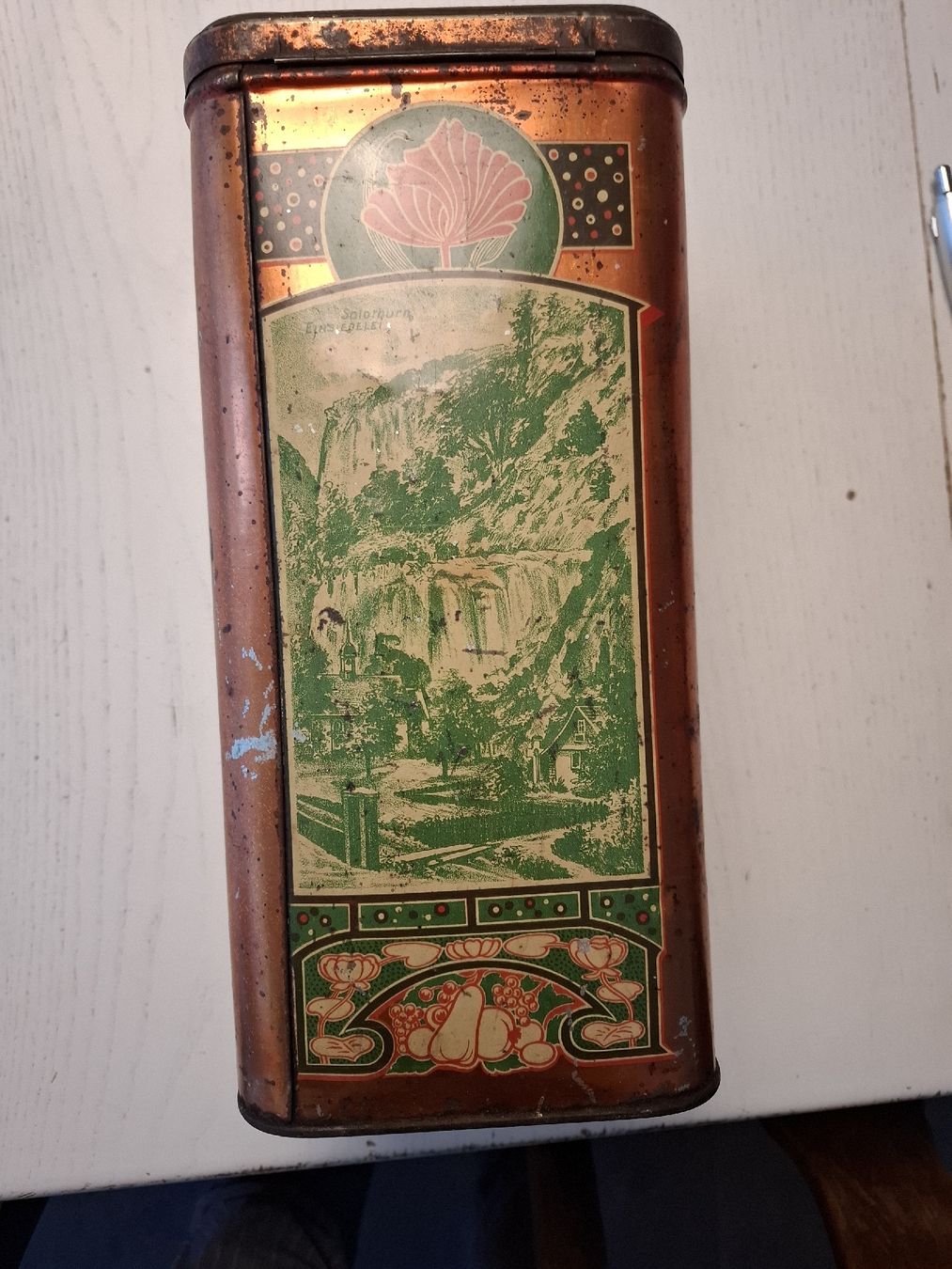 Behälter & Ähnliches: Wertvolle Blechdose Confiserie Ackerschott Solothurn um 1900 – Gebraucht aus Zürich von Rousseau11 2