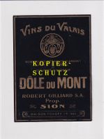 Etikette - Dôle du Mont /bd