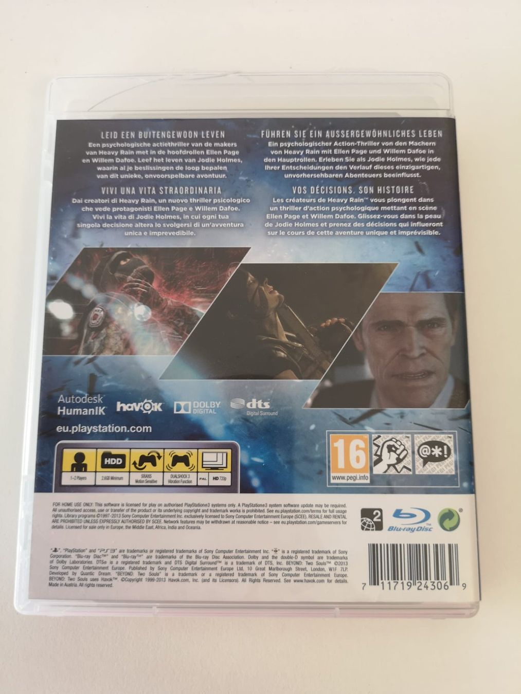 Spiele: Beyond Two Souls (PS3) – Gebraucht aus Herisau von Seyashop_2 2