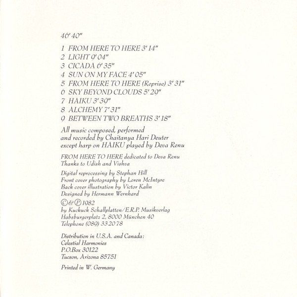 CDs: Deuter CICADA  Electronic New Age  Celestial Harmonies CD – Gebraucht aus Kandergrund von Sososo 3