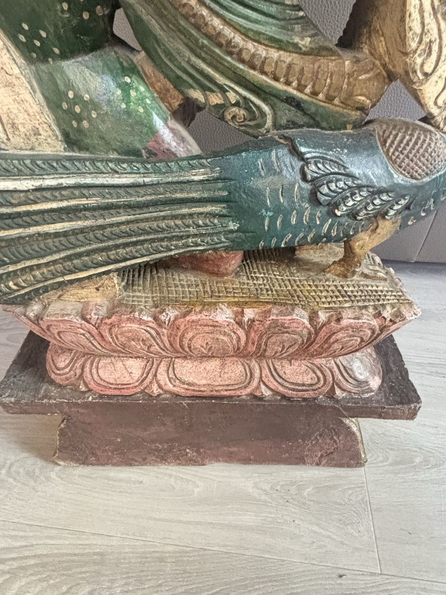 Sculture & Statue: Saravati déesse bois antique – Usato da Matran venduto da oli_6mym 8
