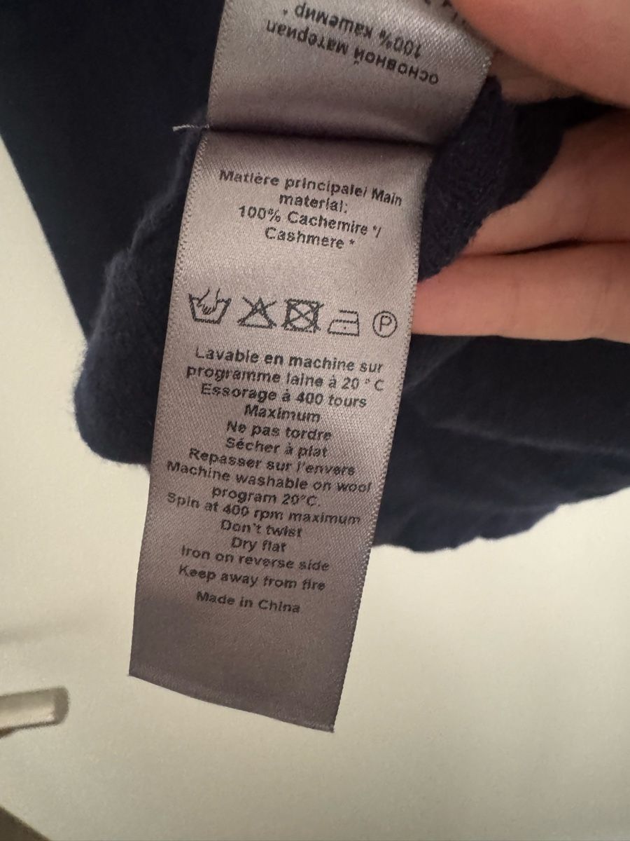 Maglioni & Felpe: Zadig&Voltaire Pullover Ida Kaschmir pullover marine M – Usato da Zürich venduto da Linen218 5