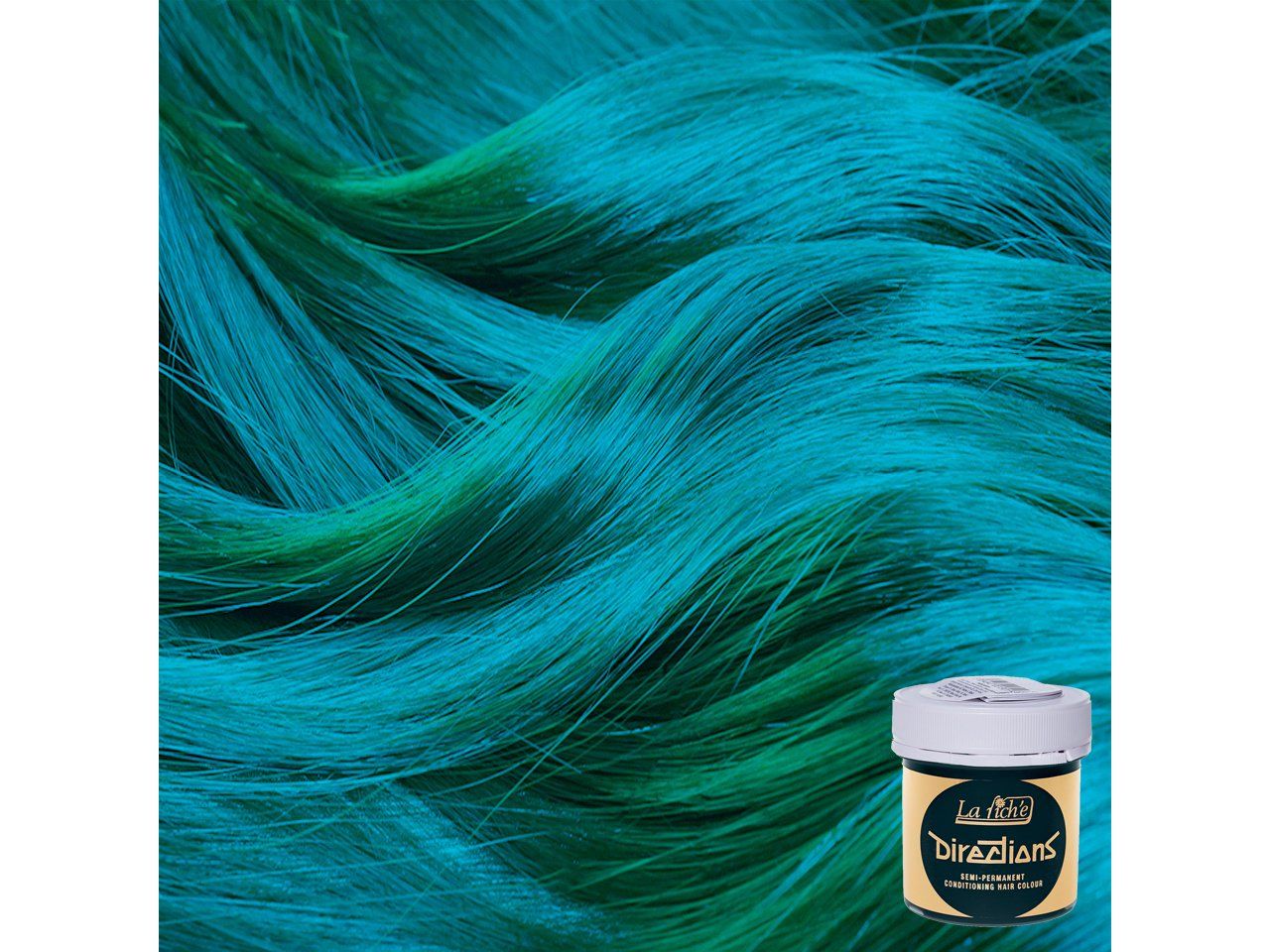 Färbemittel: 4er BOX La Riche Directions TURQUOISE Haarfarbe – Neu und originalverpackt aus Ermenswil von