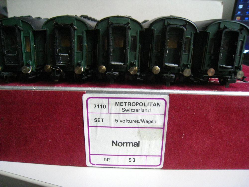 Metropolitan Modelleisenbahnen: Metrop 5 Wagen-Set der SBB, UIC Version, 7110 – Gebraucht aus Buchs ZH von swiss-train 1