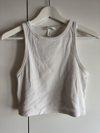 Weisses Top von H&M, Grösse M
