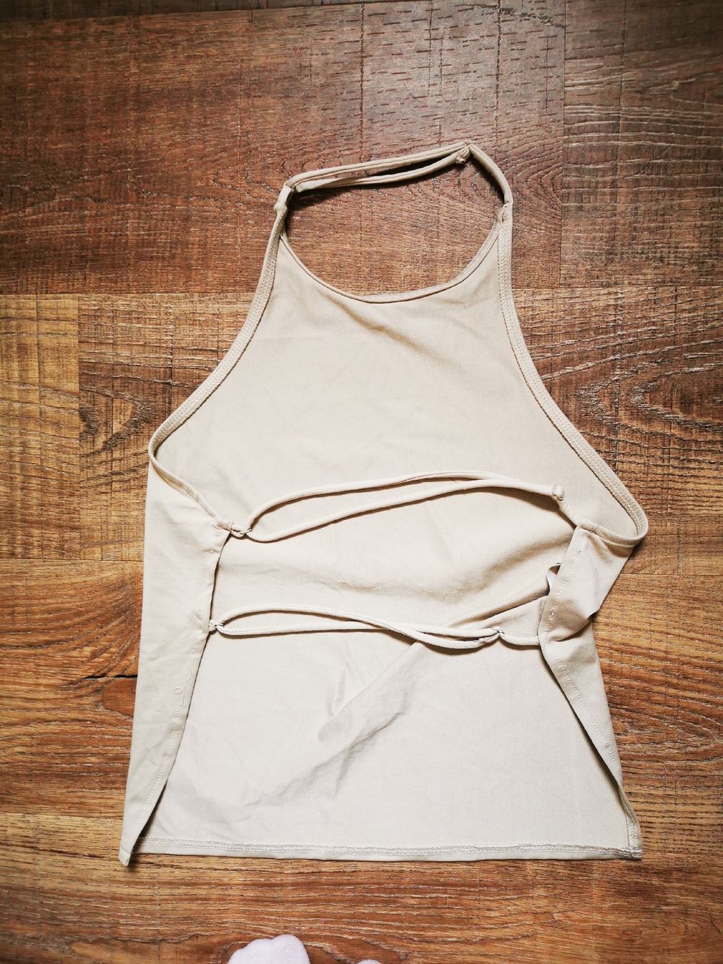 Pull&Bear Top: Pull&Bear Top, Beige, Grösse M, Neckholder, Sommer! – Usato da Balsthal venduto da Leila_Luna 3