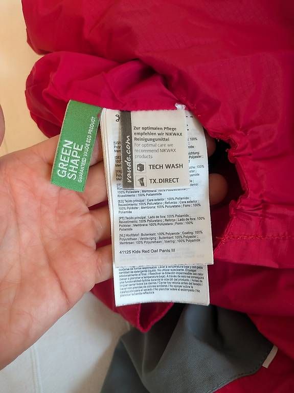 Pantaloni: Vaude Regenhose Gr. 92 – Usato da Zürich venduto da fra_rgh5 2