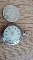 Montre de poche ancienne en argent massif