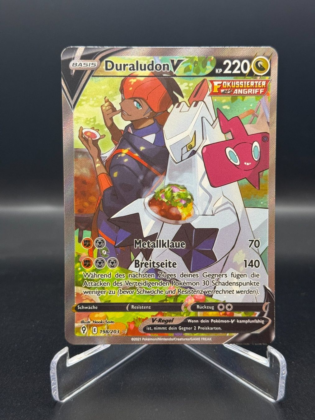 Pokémon Carte collezionabili: Duraludon V (EVS 198) – Usato da Birmensdorf ZH venduto da SnorlaxMail
