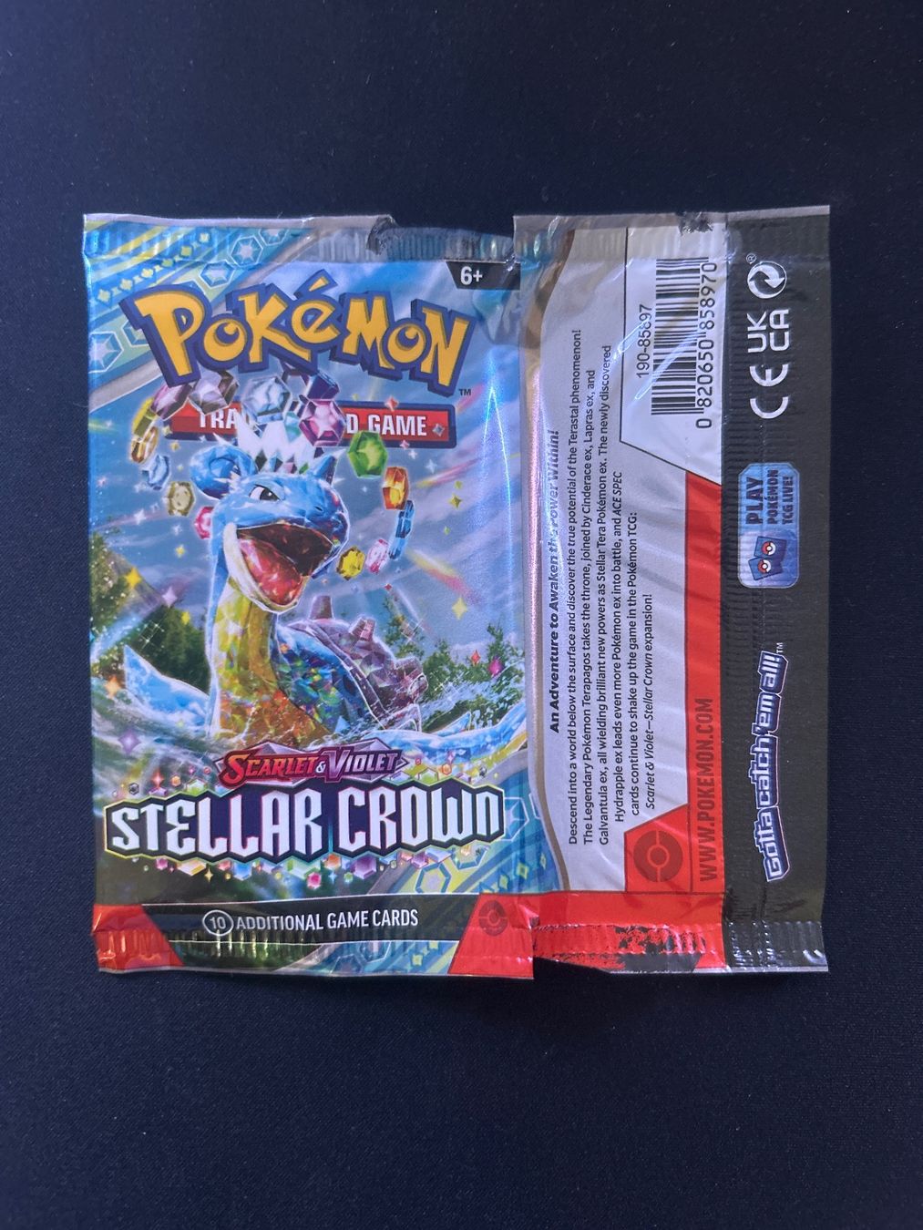 Pokémon Sammelbilder & Trading cards: Pokemon Scarlet & Violet Stellar Crown 1Pack "Open" – Neu (gemäss Beschreibung) aus Montet (Broye) von Jocksmock 3