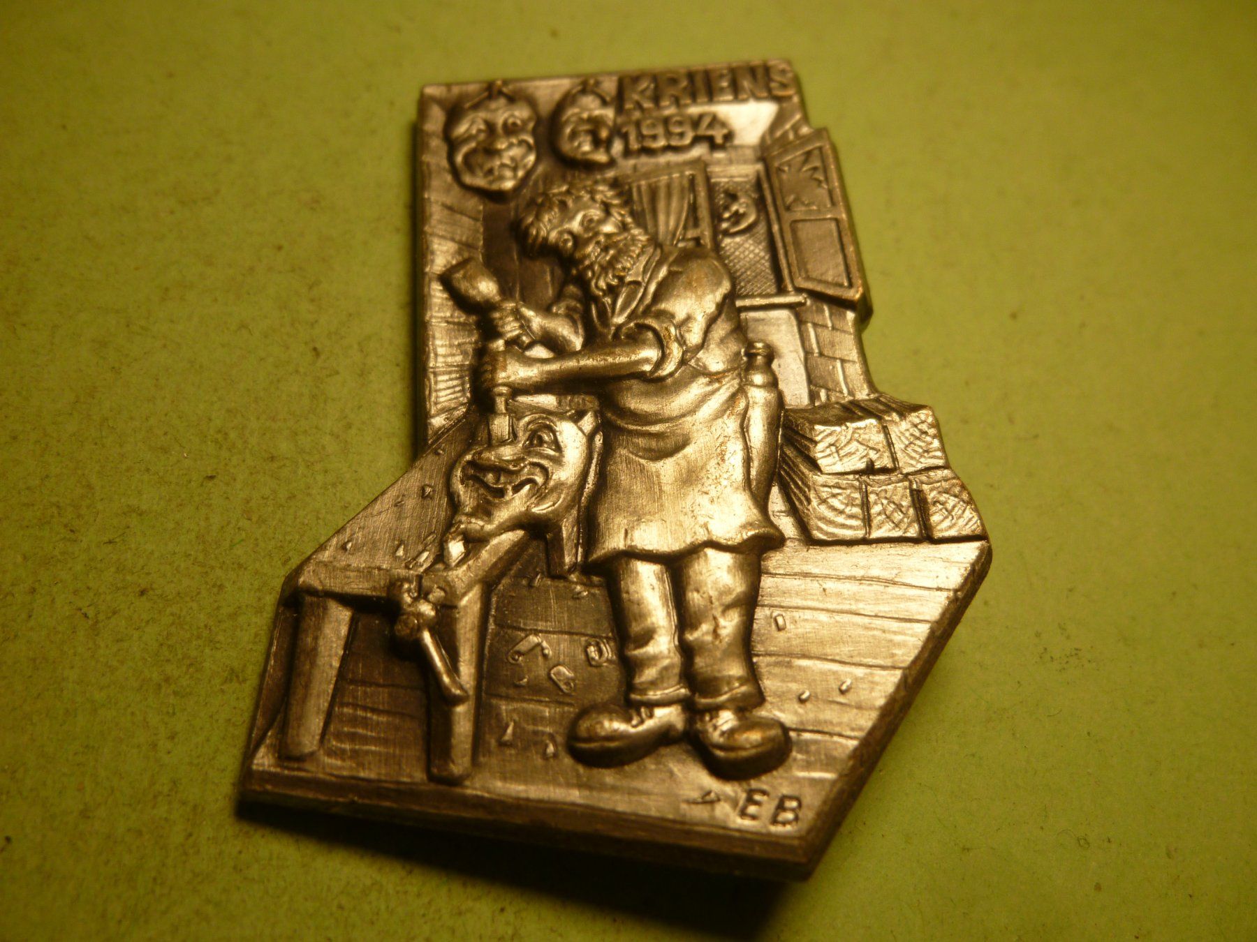 Placchette & Badge: KRIENS 1984 SILBER – Usato da Ried (Muotathal) venduto da Mandarin02